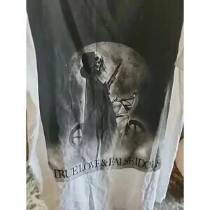 True Love False Idols Mens TLFI Last Rites White Shirt NWT Large NWT CR5